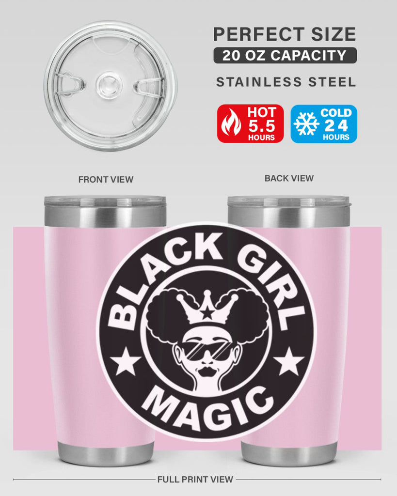 black girl magic coffee 57#- women-girls- Tumbler