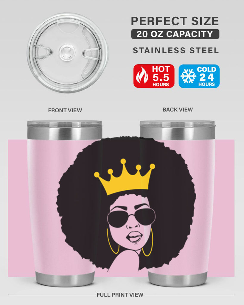 black women - queen 76#- women-girls- Tumbler