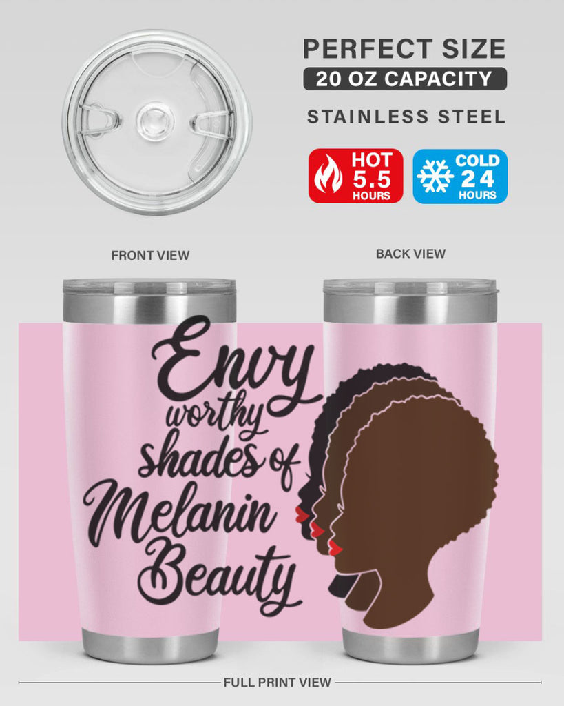 envy worth shades of melanin Style 39#- women-girls- Tumbler
