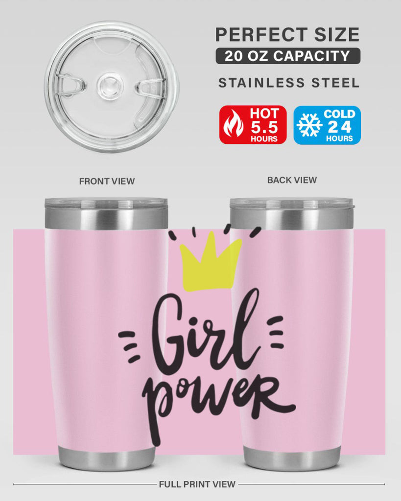girl power crown 35#- women-girls- Tumbler