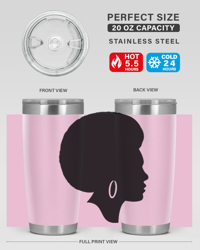 remix femaleafroavatar black 20#- women-girls- Tumbler