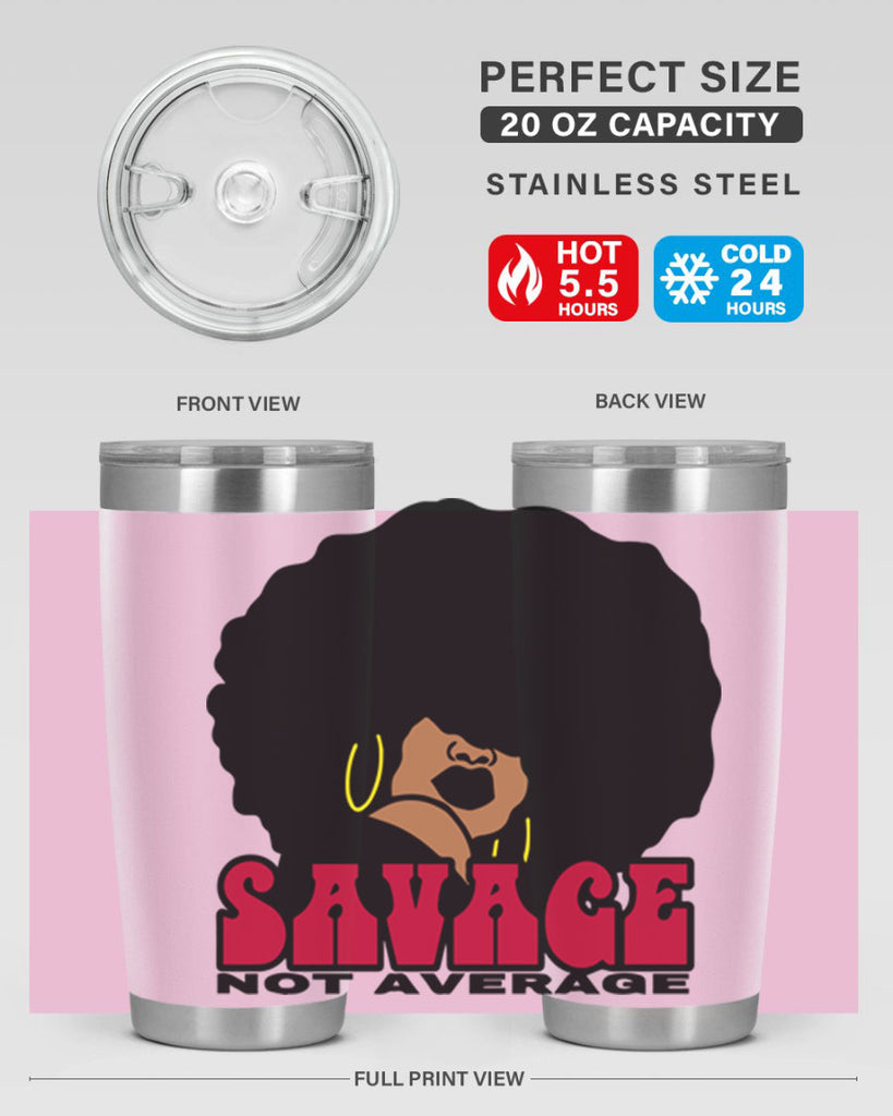 savage not average 1#- women-girls- Tumbler