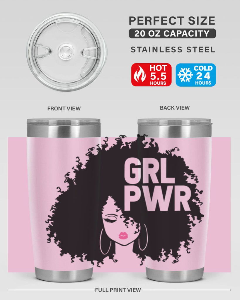 woman face grlpwr 1#- women-girls- Tumbler