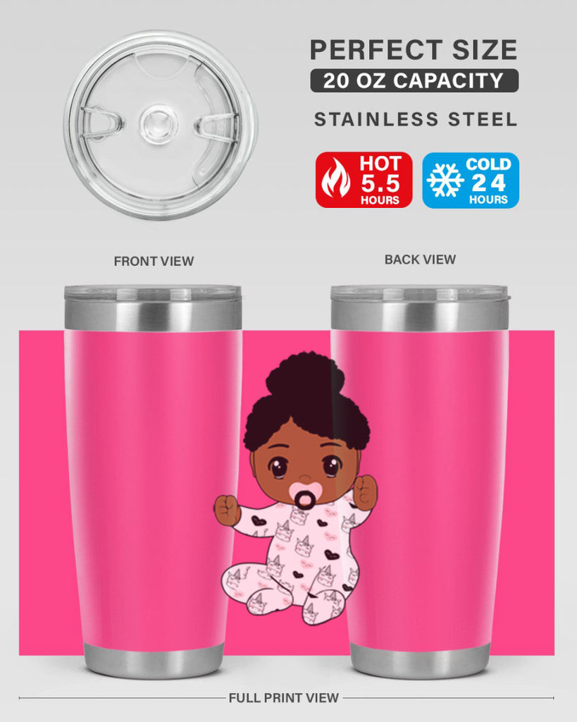 Black baby style 5#- women-girls- Tumbler