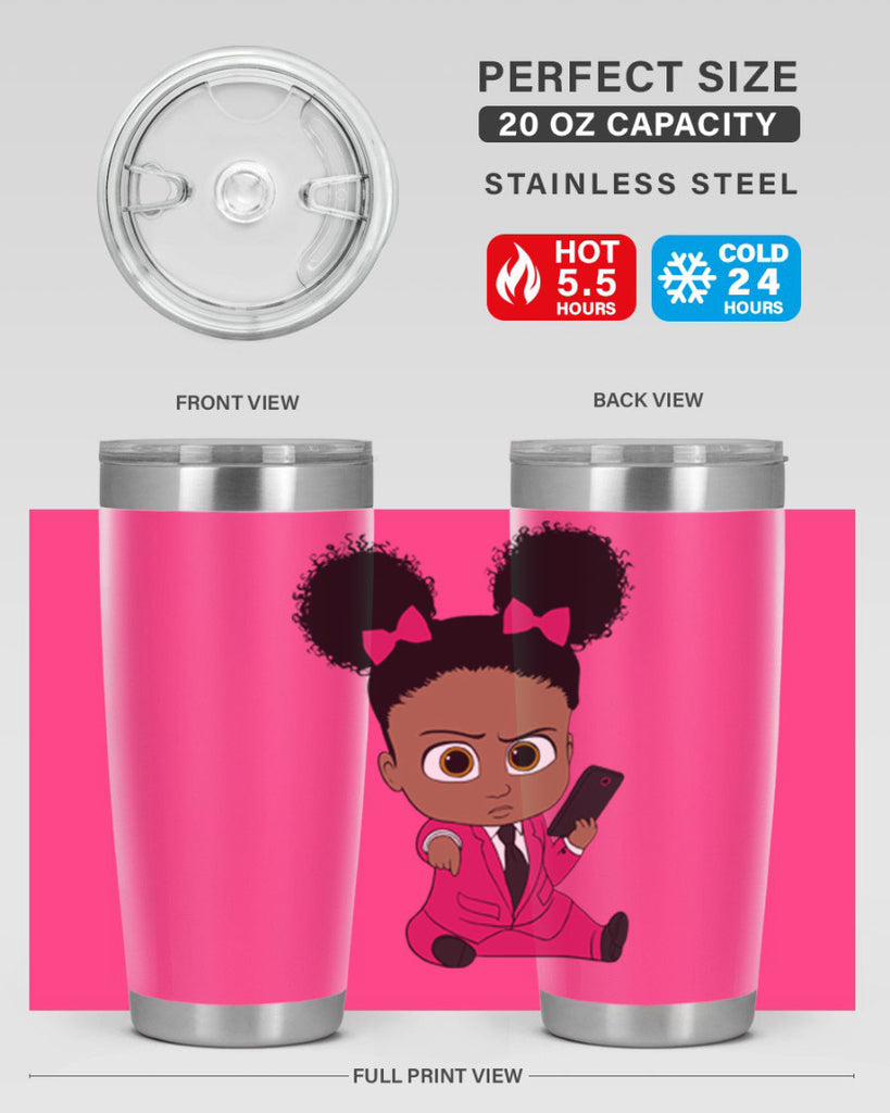 Black girl style 3#- women-girls- Tumbler