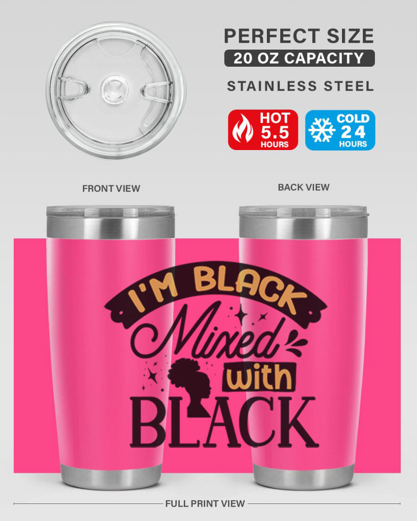 Im black mixed with black Style 30#- women-girls- Tumbler