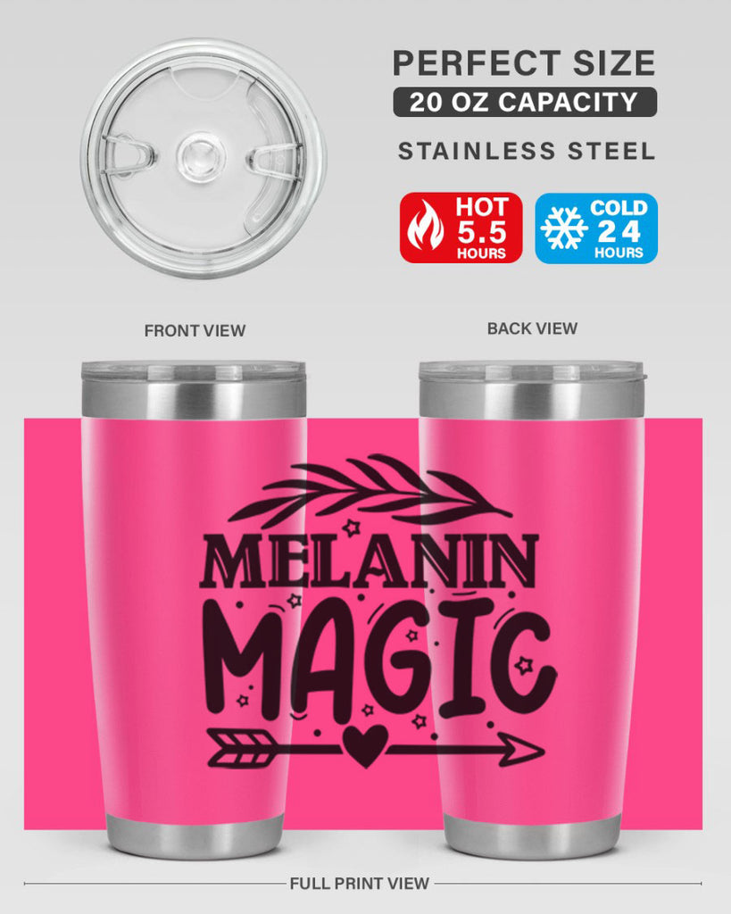 Melanin magic Style 19#- women-girls- Tumbler