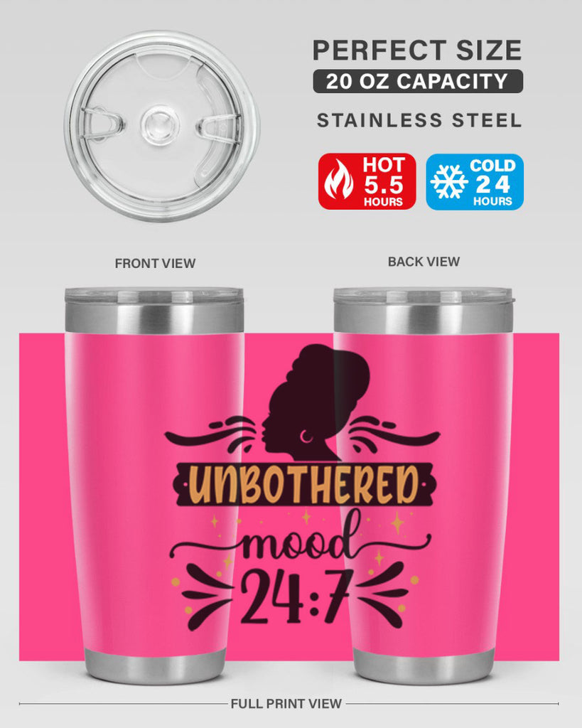 Unbothered mood Style 2#- women-girls- Tumbler