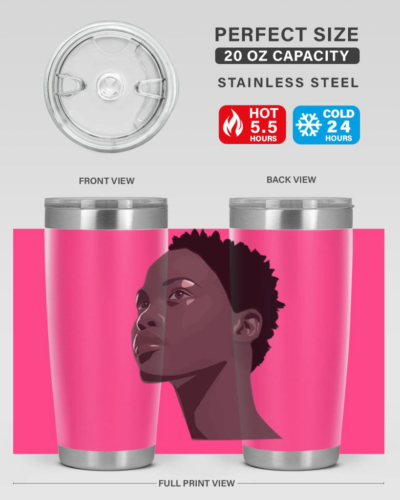 african woman portrait 88#- women-girls- Tumbler