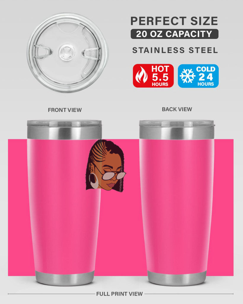 black afro 39#- women-girls- Tumbler