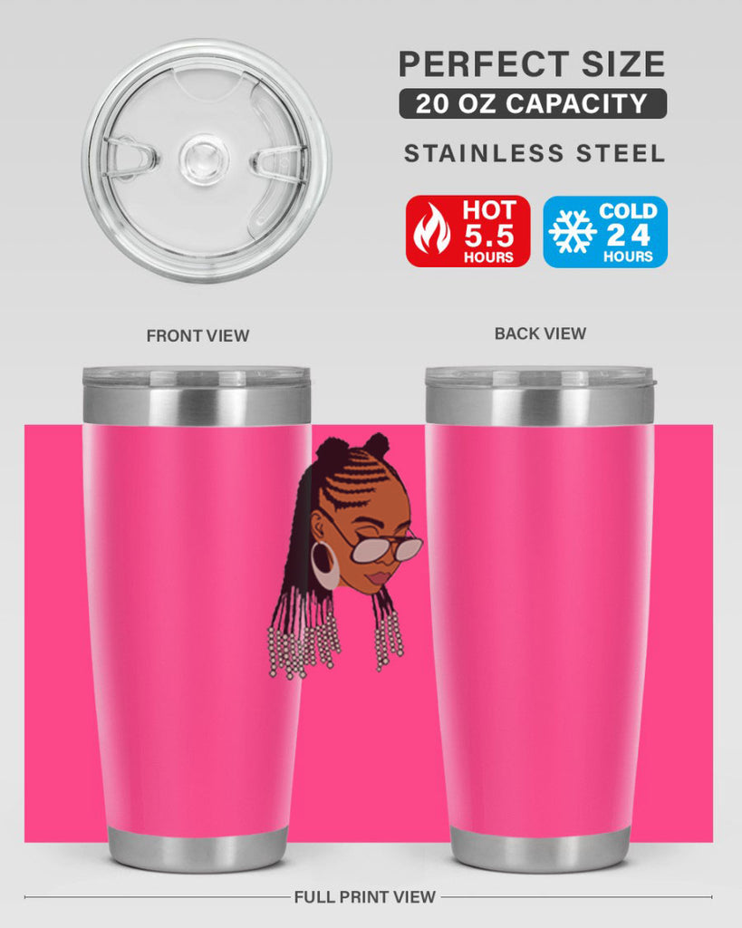 black afro 43#- women-girls- Tumbler