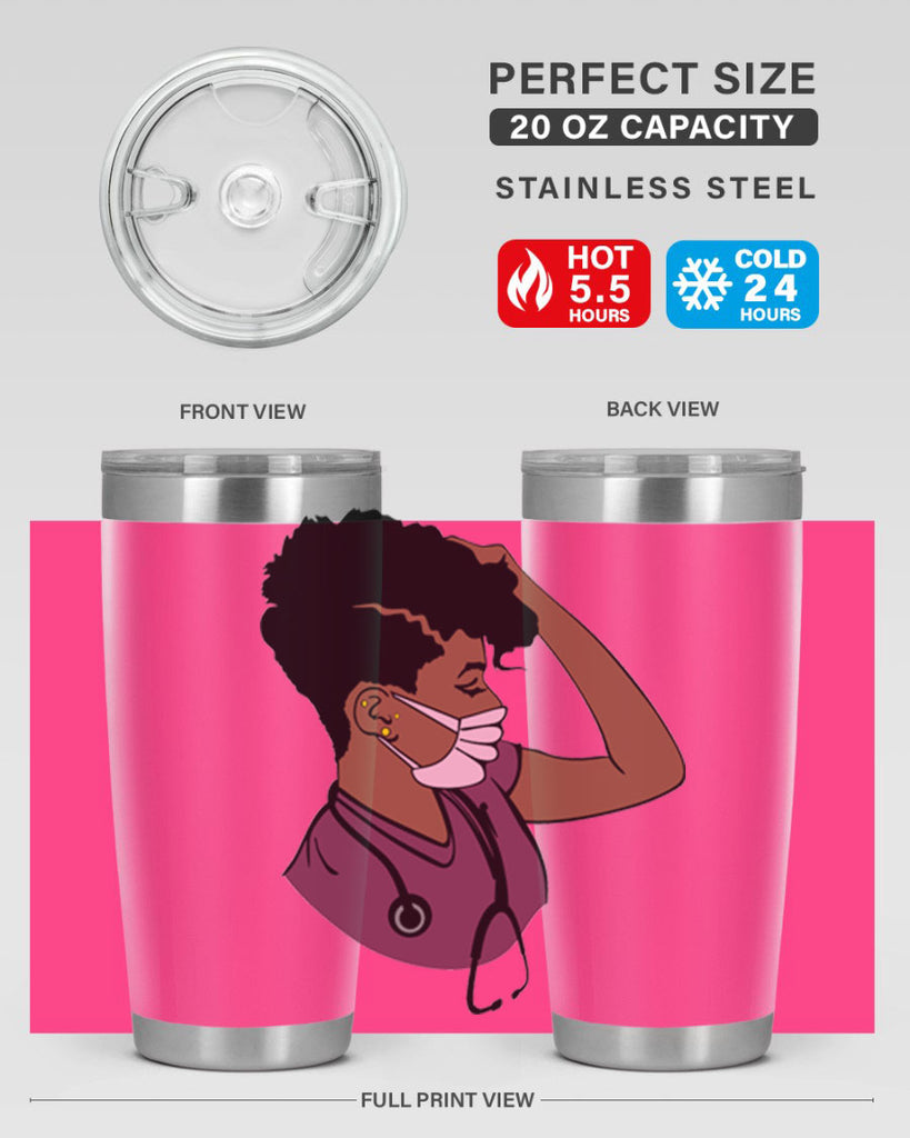 black nurse 1#- women-girls- Tumbler