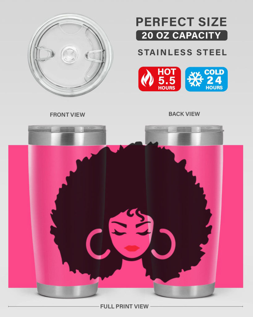 black women - queen 63#- women-girls- Tumbler
