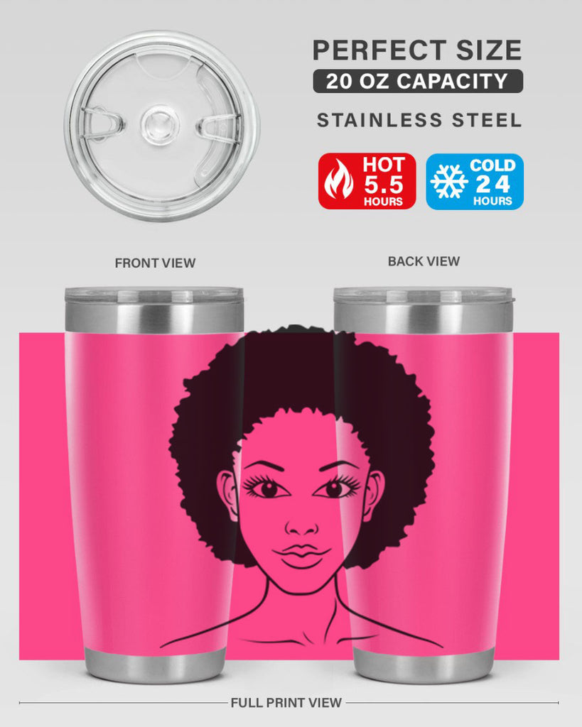 black women - queen 64#- women-girls- Tumbler