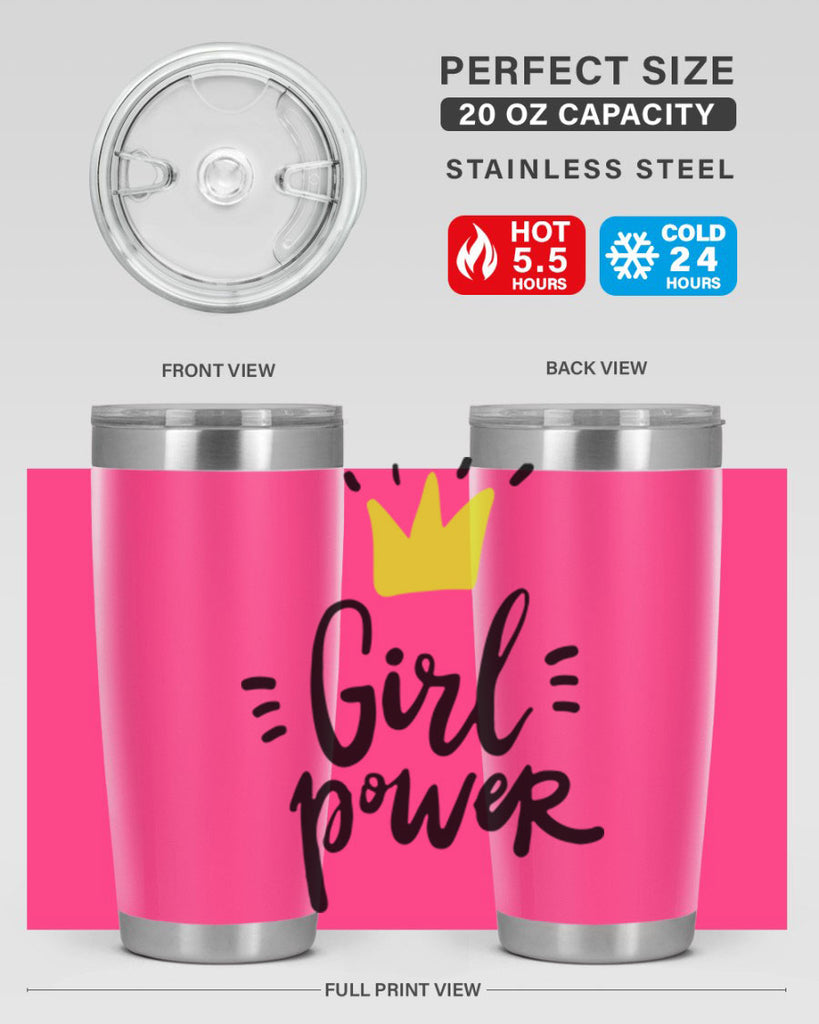 girl power crown 35#- women-girls- Tumbler