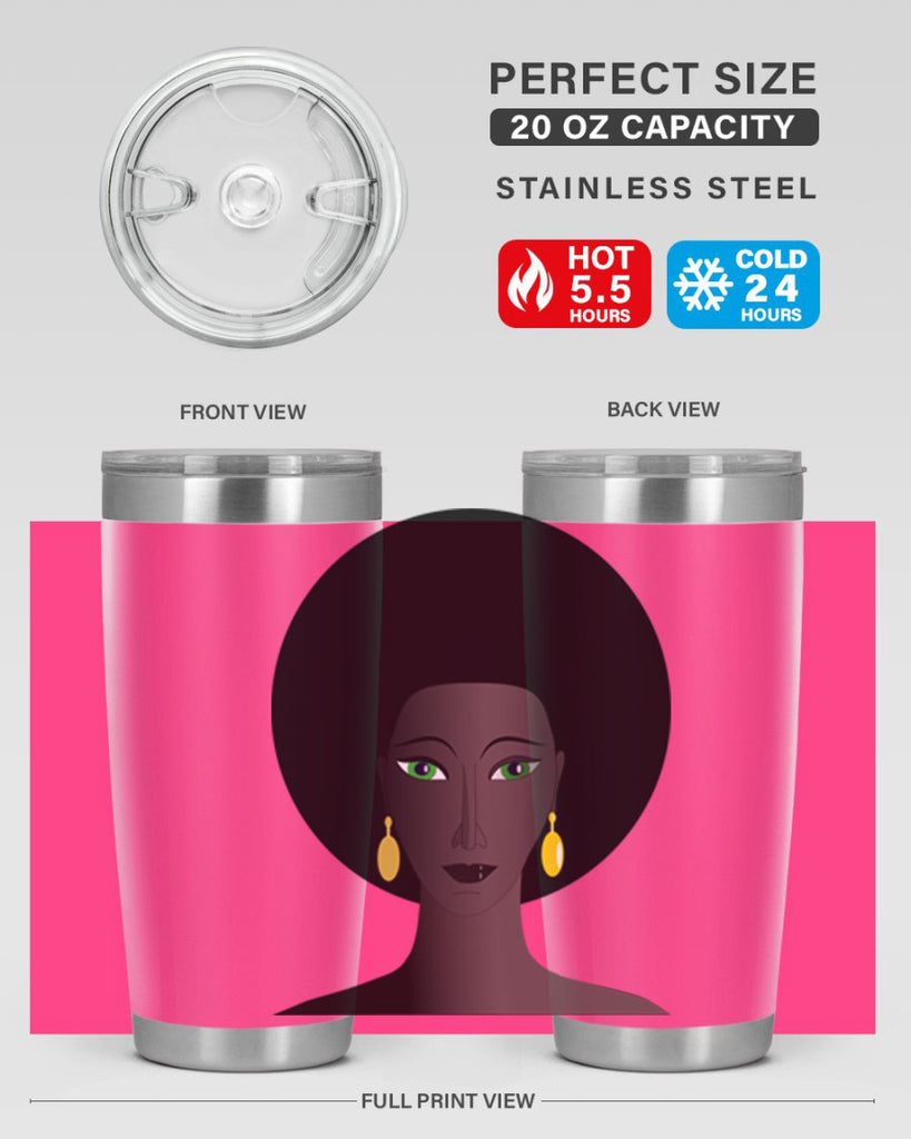 machovka black woman with green eyes 27#- women-girls- Tumbler