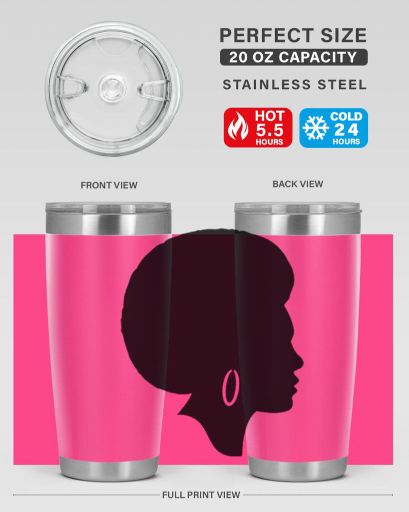 remix femaleafroavatar black 20#- women-girls- Tumbler