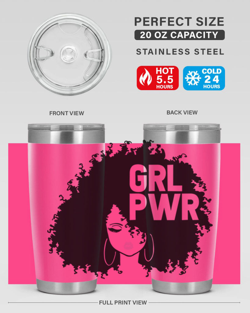 woman face grlpwr 1#- women-girls- Tumbler