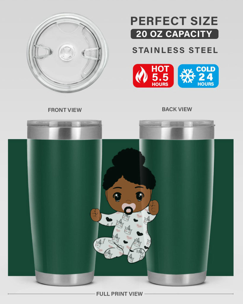 Black baby style 5#- women-girls- Tumbler