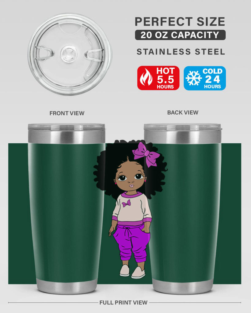 Black girl style 10#- women-girls- Tumbler