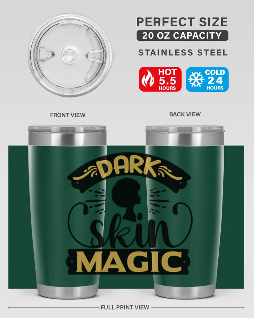 Dark skin magic Style 42#- women-girls- Tumbler