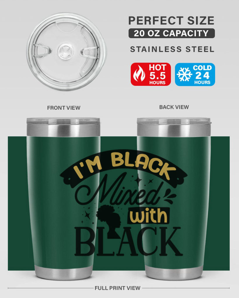 Im black mixed with black Style 30#- women-girls- Tumbler