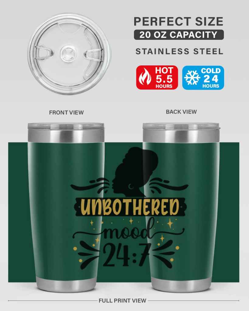 Unbothered mood Style 2#- women-girls- Tumbler