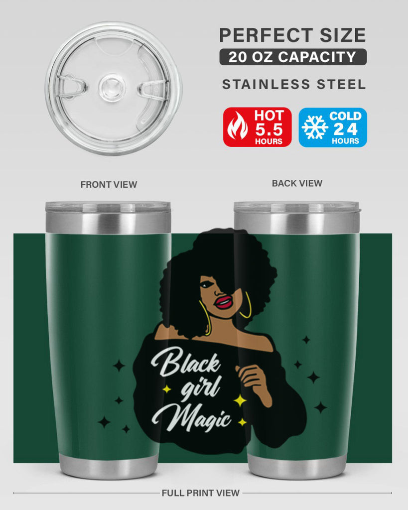 black girl magic 21#- women-girls- Tumbler