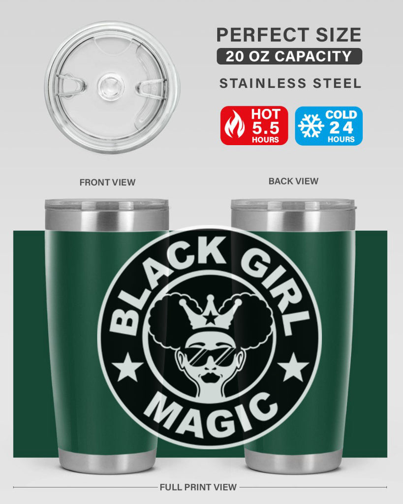 black girl magic coffee 57#- women-girls- Tumbler