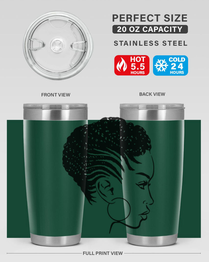 black women - queen 20#- women-girls- Tumbler