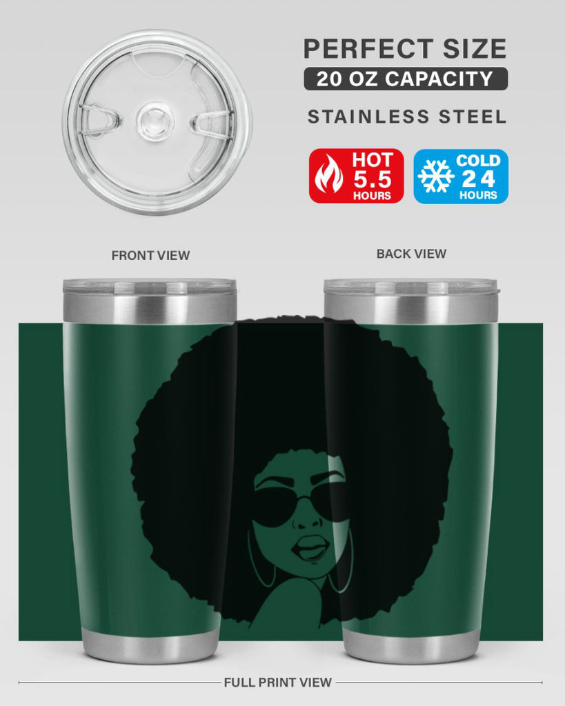 black women - queen 46#- women-girls- Tumbler