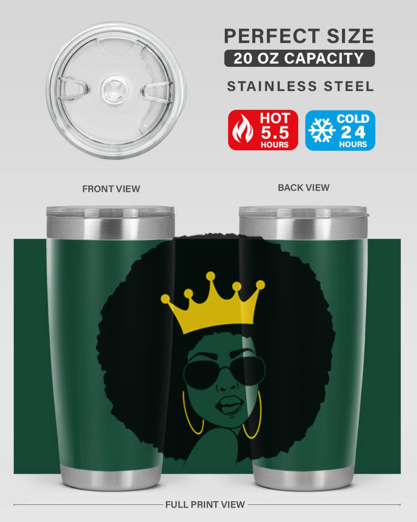 black women - queen 76#- women-girls- Tumbler