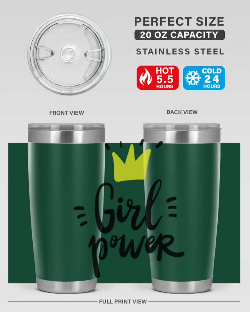 girl power crown 35#- women-girls- Tumbler