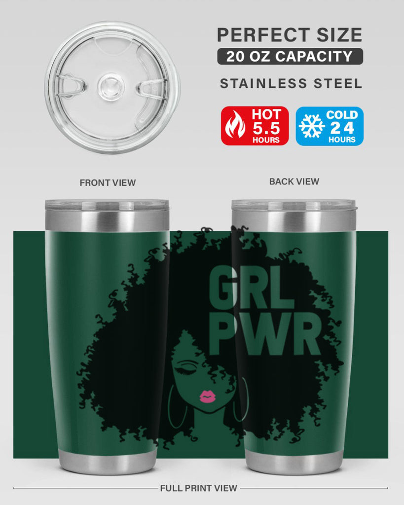 woman face grlpwr 1#- women-girls- Tumbler
