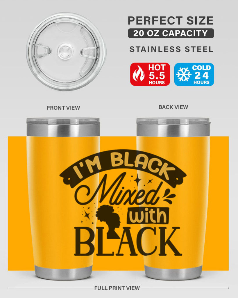 Im black mixed with black Style 30#- women-girls- Tumbler