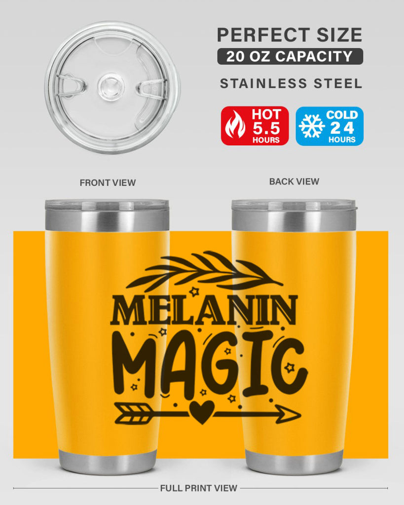 Melanin magic Style 19#- women-girls- Tumbler