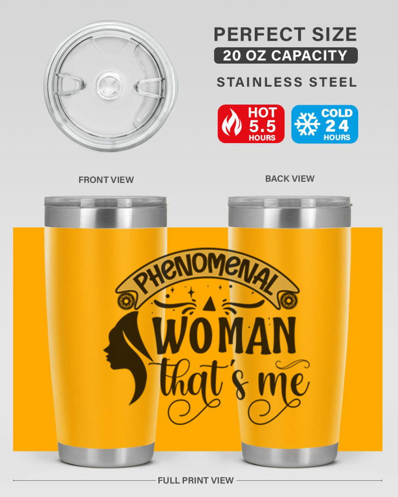 Phenomenal woman thats me Style 15#- women-girls- Tumbler