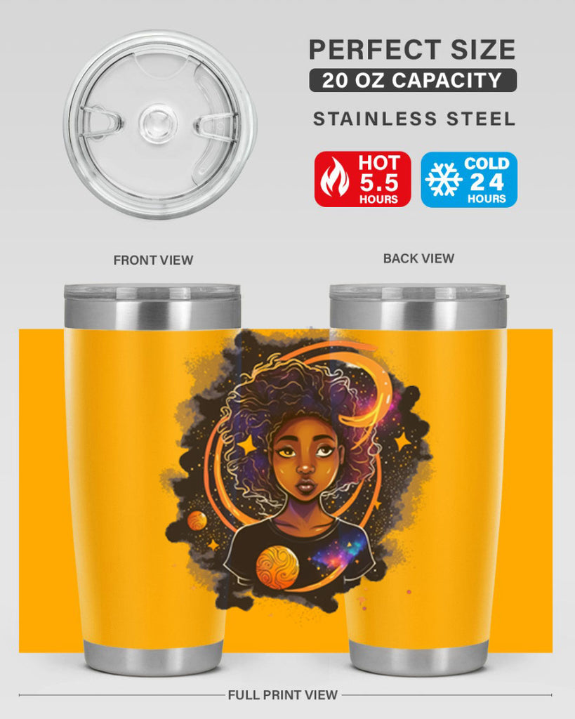 Sparkling Black Girl Design 19#- women-girls- Tumbler