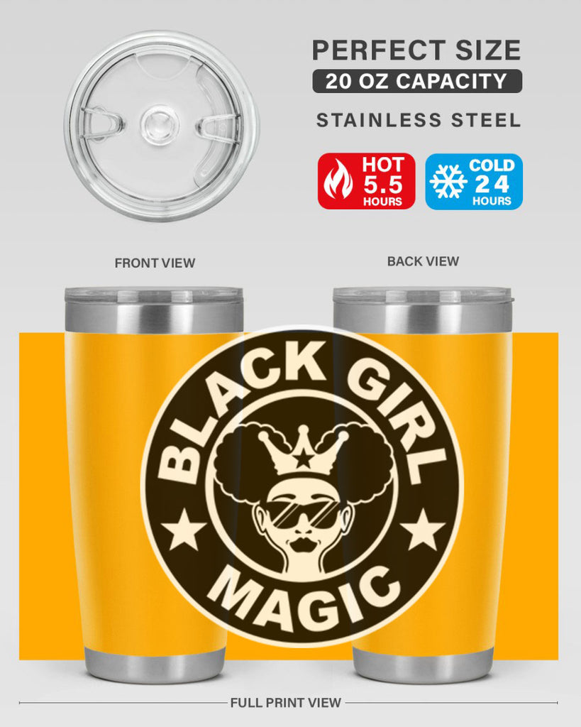black girl magic coffee 57#- women-girls- Tumbler