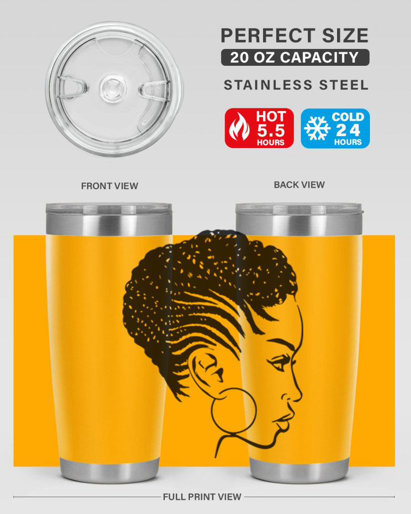 black women - queen 20#- women-girls- Tumbler