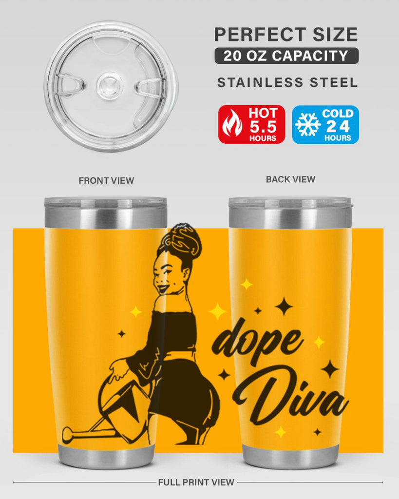 dope diva 4#- women-girls- Tumbler