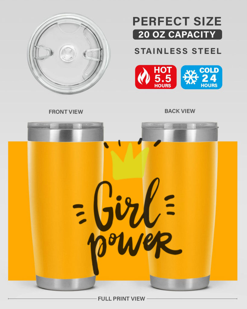 girl power crown 35#- women-girls- Tumbler