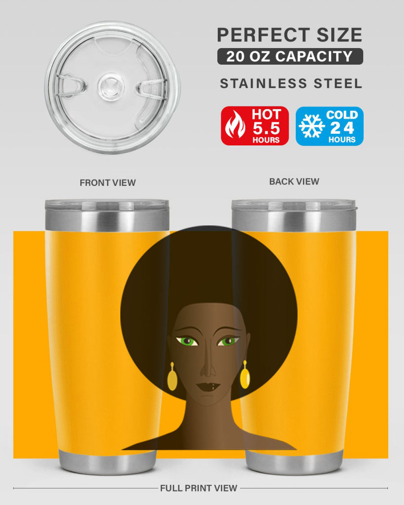 machovka black woman with green eyes 27#- women-girls- Tumbler