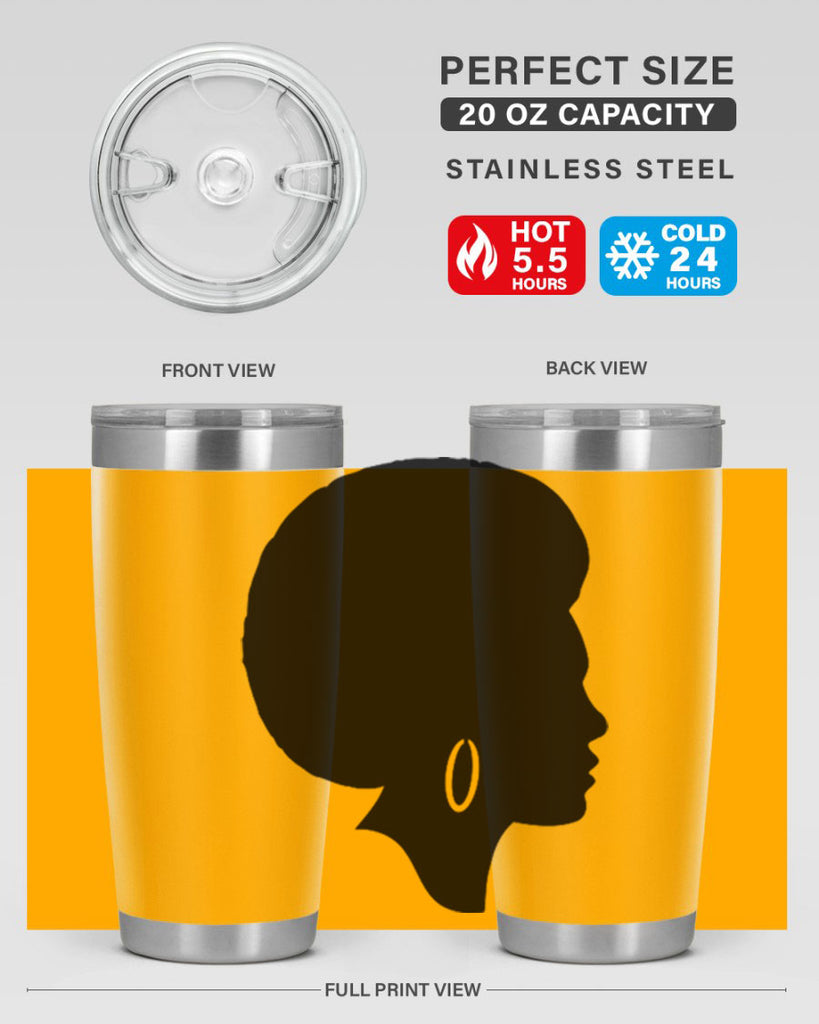 remix femaleafroavatar black 20#- women-girls- Tumbler