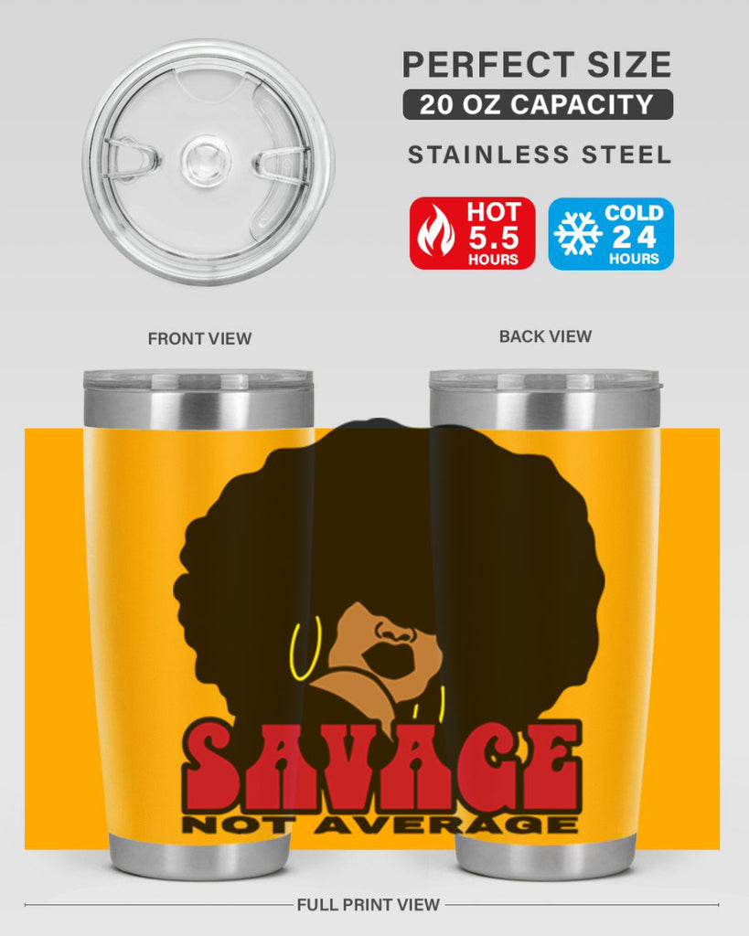 savage not average 1#- women-girls- Tumbler
