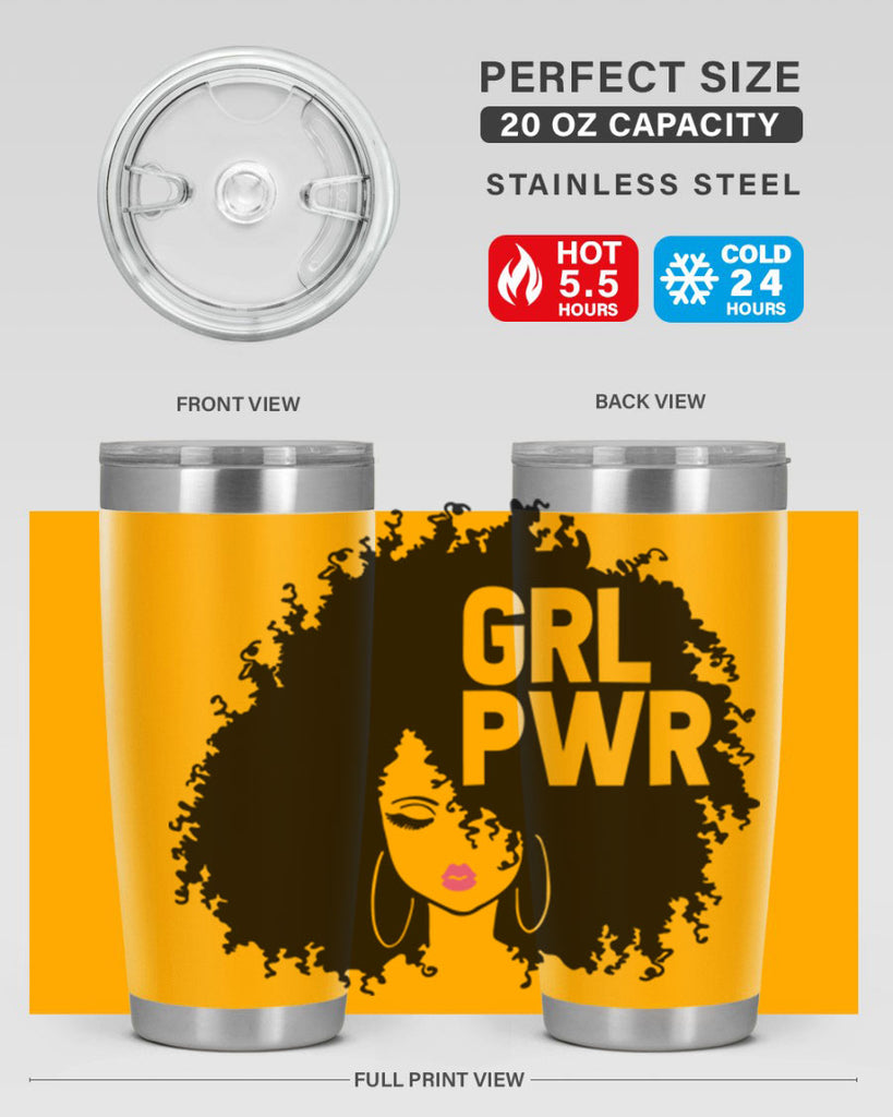 woman face grlpwr 1#- women-girls- Tumbler