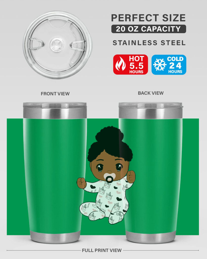 Black baby style 5#- women-girls- Tumbler