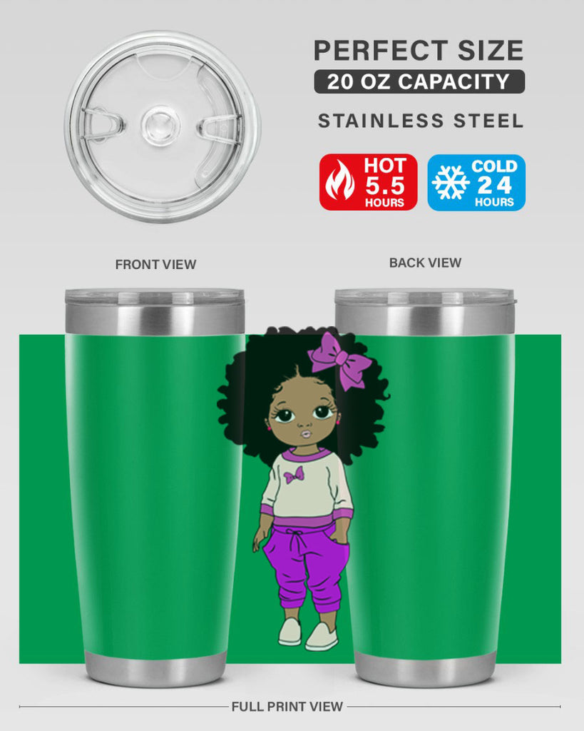 Black girl style 10#- women-girls- Tumbler