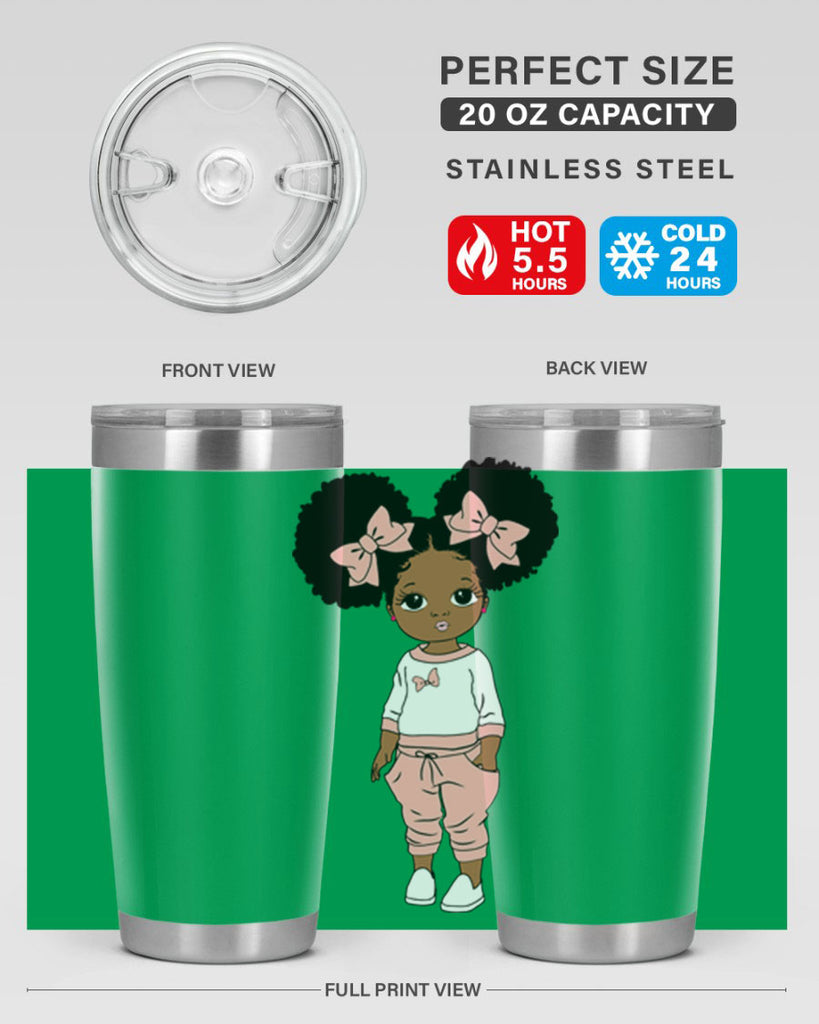 Black girl style 9#- women-girls- Tumbler