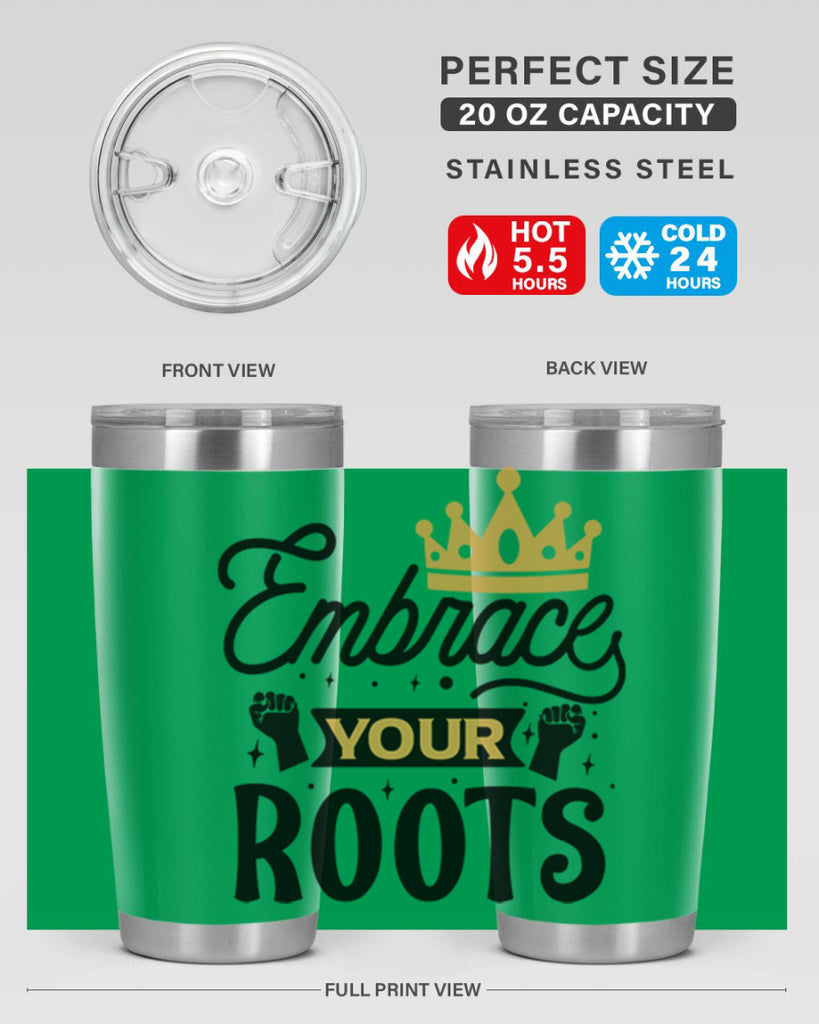 Embrace your roots Style 40#- women-girls- Tumbler